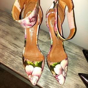 Jeffrey Campbell floral pumps
